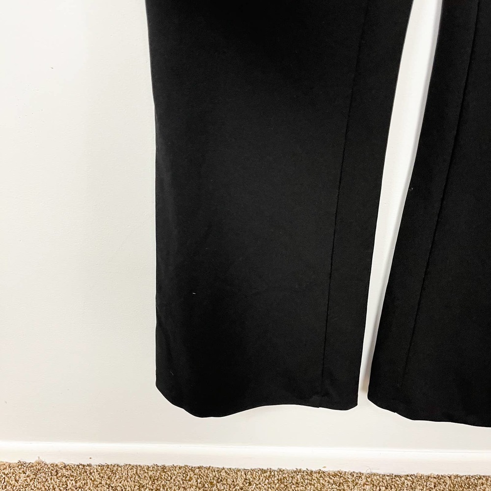 NWT Adrianna Papell Black Short Sleeve Illusion Sequin Bodice Jumpsuit Size 4 - Picture 4 of 12